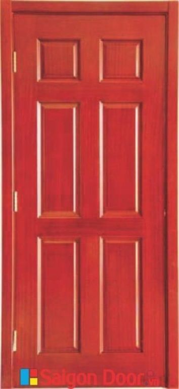 Cửa Gỗ HDF veneer 6A – Căm Xe 6 SGD 6A Cam