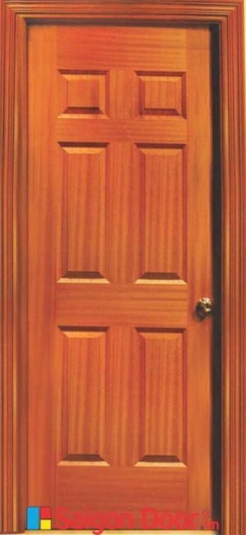Cửa Gỗ HDF veneer 6A – Sapele 6 SGD 6A Sapele
