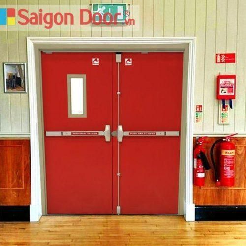 Cửa thép đôi chống cháy 7 Cửa thép đôi chống cháy chất lượng hàng đầu 0933.707707