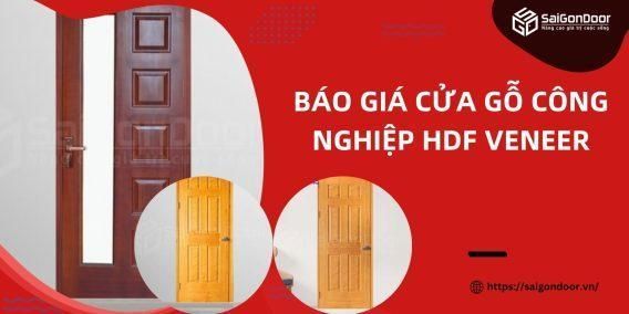 Báo Giá Cửa Gỗ Công Nghiệp HDF Veneer