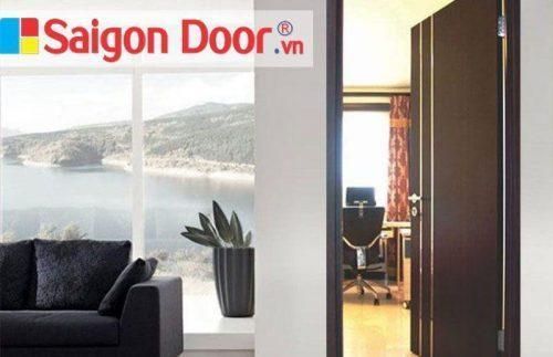 Cửa Gỗ MDF Veneer P1R2 11 Cửa gỗ công nghiệp MDF