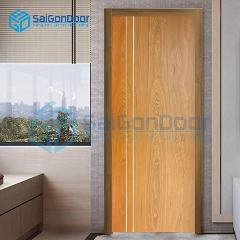 Cửa Gỗ MDF Veneer P1R2-ASK 4 MDF.VP1R2 ASK 1