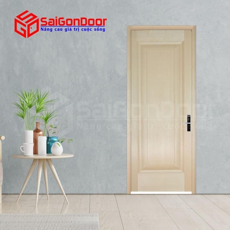 Cửa Gỗ HDF veneer 1B-Oak 5 Cửa Gỗ HDF veneer 1B-Oak