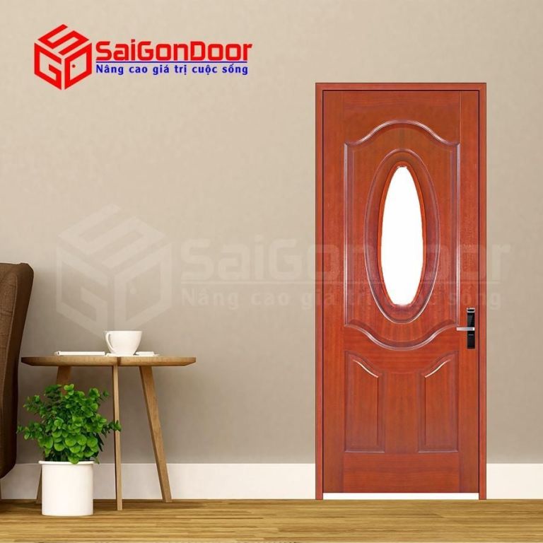 Cửa Gỗ HDF veneer 3G0 – Xoan Đào 5 Cửa Gỗ HDF veneer 3G0 – Xoan Đào