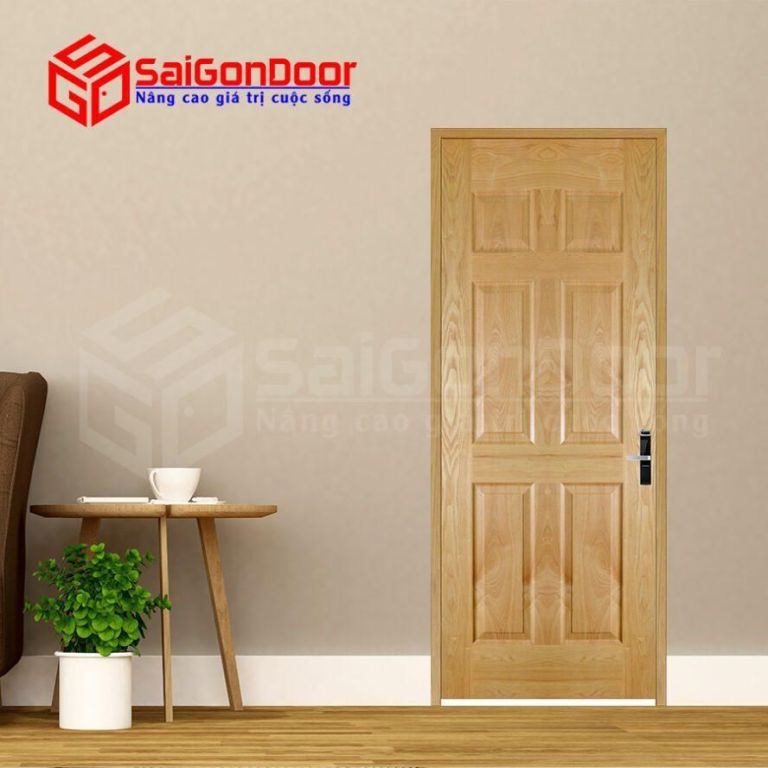 Cửa Gỗ HDF veneer 6A – Ash 17 Cửa Gỗ HDF veneer 6A – Ash