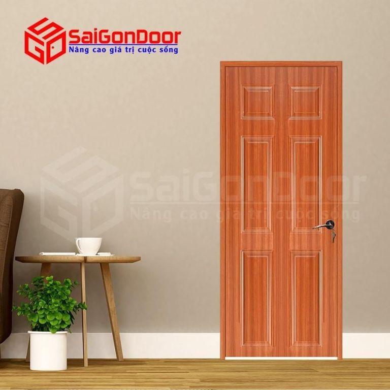 Cửa Gỗ HDF veneer 6A – Sapele 5 Cửa Gỗ HDF veneer 6A – Sapele