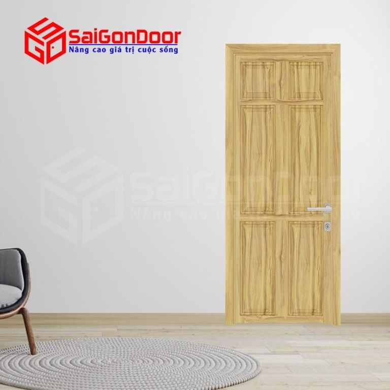 Cửa Gỗ HDF veneer 6A – Teak 5 Cửa Gỗ HDF veneer 6A – Teak