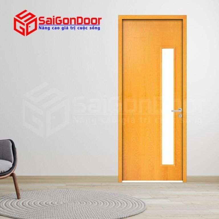 Cửa Gỗ Chống Cháy GCC-P1GL 20 Cửa Gỗ Chống Cháy GCC-P1GL