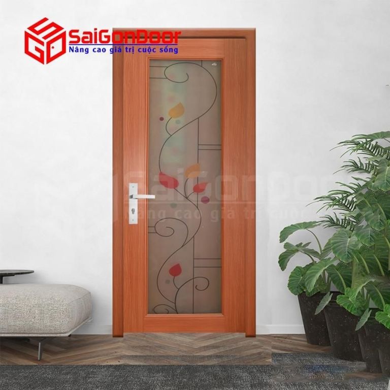 CỬA NHỰA CAO CẤP GIẢ GỖ 5 Cửa nhựa giả gỗ cao cấp YY-80