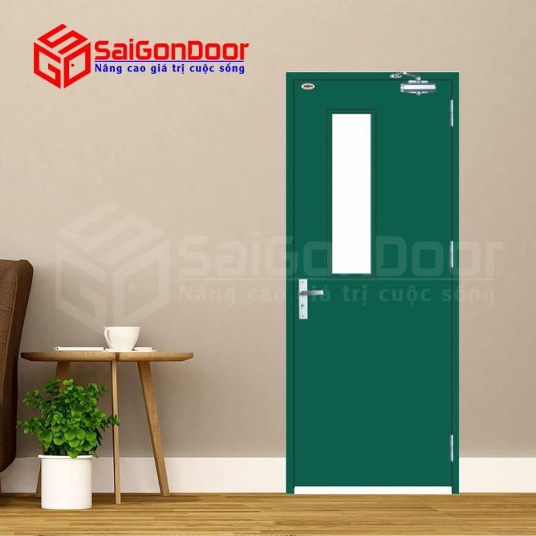 Cửa Thép Chống Cháy TCC-P1G1a 5 Cửa Thép Chống Cháy TCC-P1G1a
