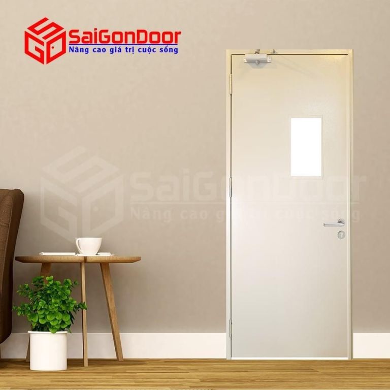 Cửa Thép Chống Cháy TCC-P1G1b 5 Cửa Thép Chống Cháy TCC-P1G1b