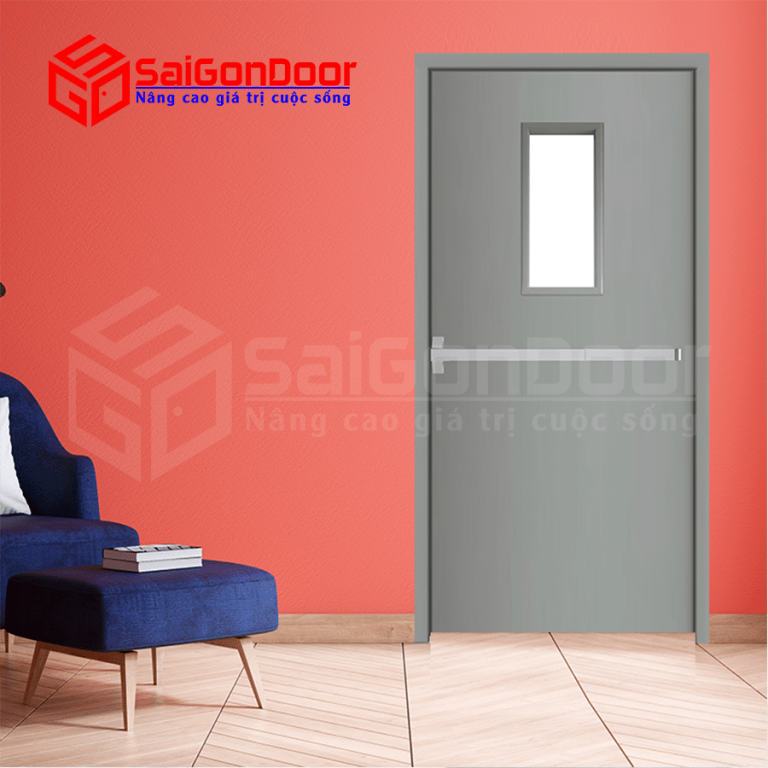 Cửa thép chống cháy TCC P1G2 6 Cửa thép chống cháy TCC.P1GL