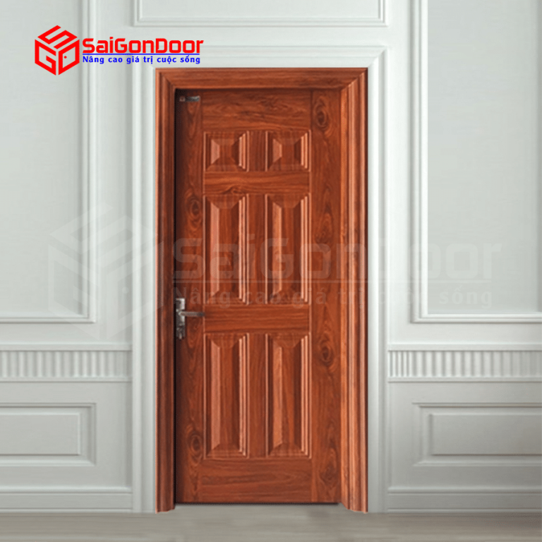 Cửa thép vân gỗ SGD 15 6 Cửa thép vân gỗ SGD-15