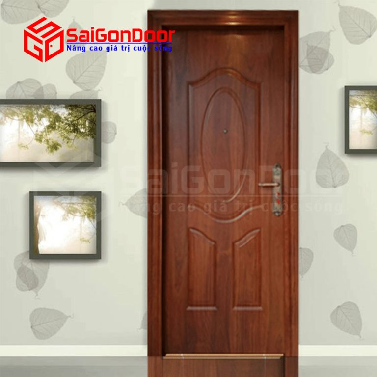 Cửa thép vân gỗ SGD 17 5 Cửa thép vân gỗ SGD-17