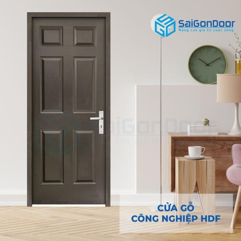 CỬA GỖ CÔNG NGHIỆP HDF 6A-C14 5 Cửa gỗ công nghiệp HDF 6A-C14