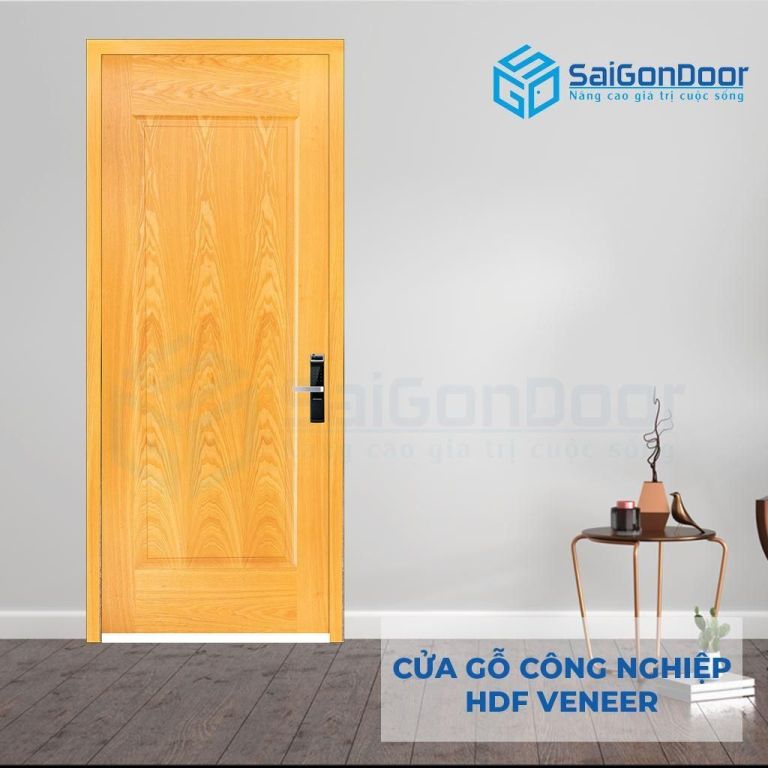 Cửa Gỗ Công Nghiệp HDF Veneer 1B-ash 5 Cửa gỗ công nghiệp HDF Veneer 1B-ash