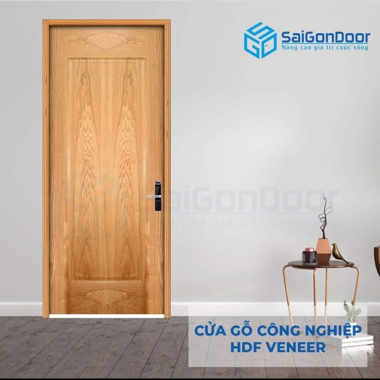 Cửa Gỗ Công Nghiệp HDF Veneer 1B soi 5 Cửa gỗ công nghiệp HDF Veneer 1B soi