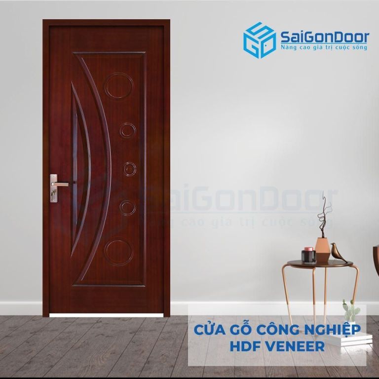 Cửa Gỗ Công Nghiệp HDF Veneer 1K-Cam xe 5 Cửa gỗ công nghiệp HDF Veneer 1K-Cam xe