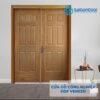 Cửa Gỗ Công Nghiệp HDF Veneer 2 canh 12A-ash 3 Cửa gỗ công nghiệp HDF Veneer 2 canh 12A-ash