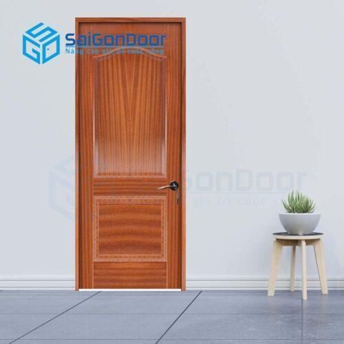 Cửa Gỗ HDF veneer 2A-Sapele 10 Cửa gỗ nhà tắm SGD Cua go HDF Veneer 2A-sapele (2)