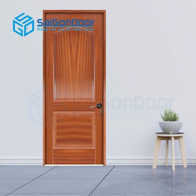 Cửa Gỗ HDF veneer 2A-Sapele 7 Cửa gỗ nhà tắm SGD Cua go HDF Veneer 2A-sapele (2)