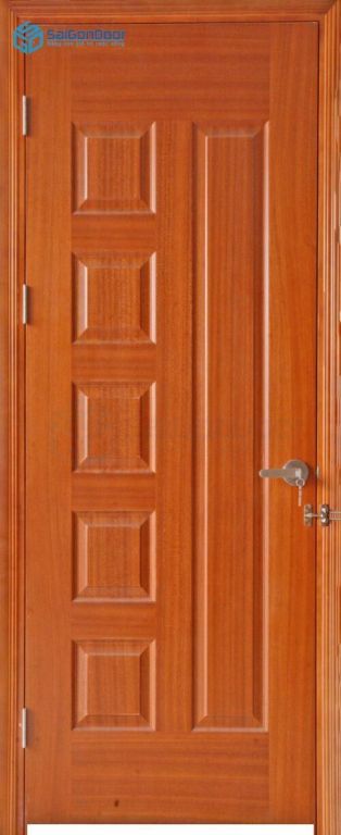 WOODEN DOOR HDF VENEER Veneer 6B-xoan dao 8 Cửa gỗ công nghiệp HDF Veneer 6B-xoan dao