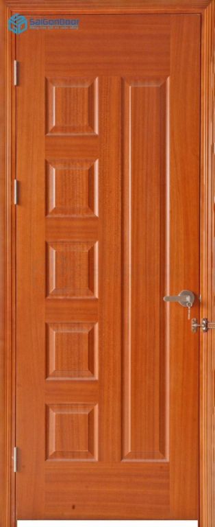 WOODEN DOOR HDF VENEER Veneer 6B-xoan dao 6 Cửa gỗ công nghiệp HDF Veneer 6B-xoan dao