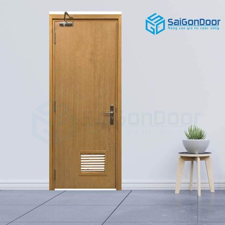 CỬA GỖ CAO CẤP SAIGONDOOR MDF Veneer P1L1 5 Cửa gỗ cao cấp SaiGonDoor MDF Veneer P1L1