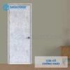 FIRE RESISTANT WOOD DOORS GCC Melamine P1 van kem 4 Cửa gỗ chống cháy GCC Cua go chong chay MDF Melamine P1 van kem