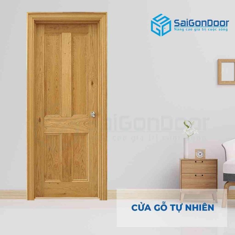 CỬA GỖ TỰ NHIÊN GTN 4A soi 4 Cửa gỗ tự nhiên GTN 4A soi