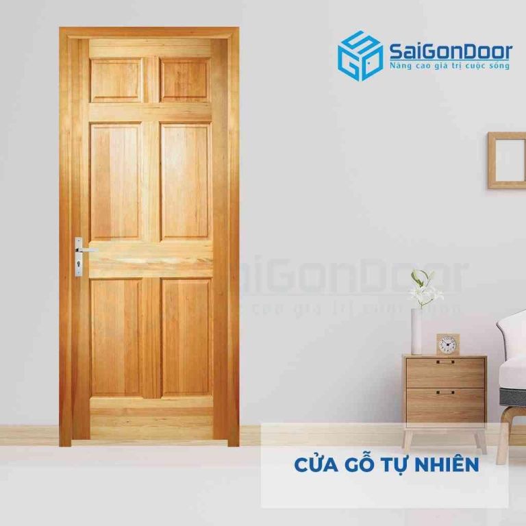CỬA GỖ TỰ NHIÊN GTN 6A Ash sang 4 Cửa gỗ tự nhiên GTN 6A Ash sang