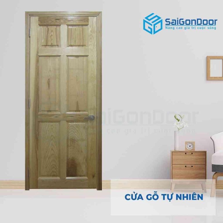 CỬA GỖ TỰ NHIÊN GTN 6A soi 4 Cửa gỗ tự nhiên GTN 6A soi