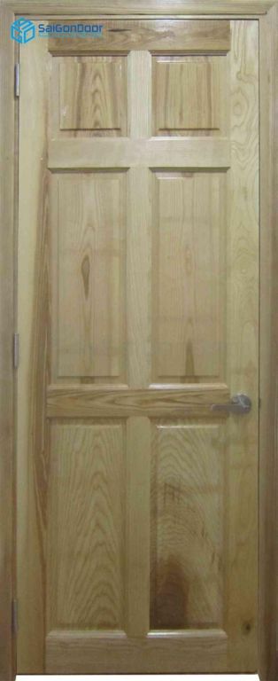CỬA GỖ TỰ NHIÊN GTN 6A soi 6 Cửa gỗ tự nhiên GTN 6A soi