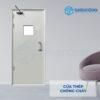 FIREPROOF STEEL DOOR TCC P1G1 tay co thuy luc 3 Cửa thép chống cháy TCC P1G1 tay co thuy luc
